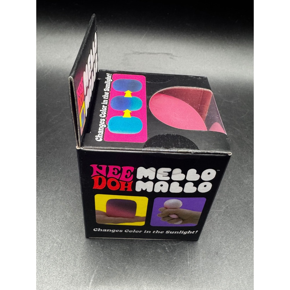 NeeDoh Mello Mallo Color Changing Squishy Stress Toy Schylling Pink Blue
